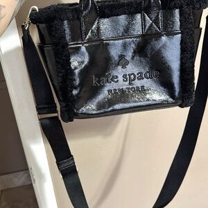 Kate Spade Black Patent Leather Shoulder Bag